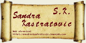 Sandra Kastratović vizit kartica